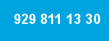 929 811 13 30 929 811 13 30
